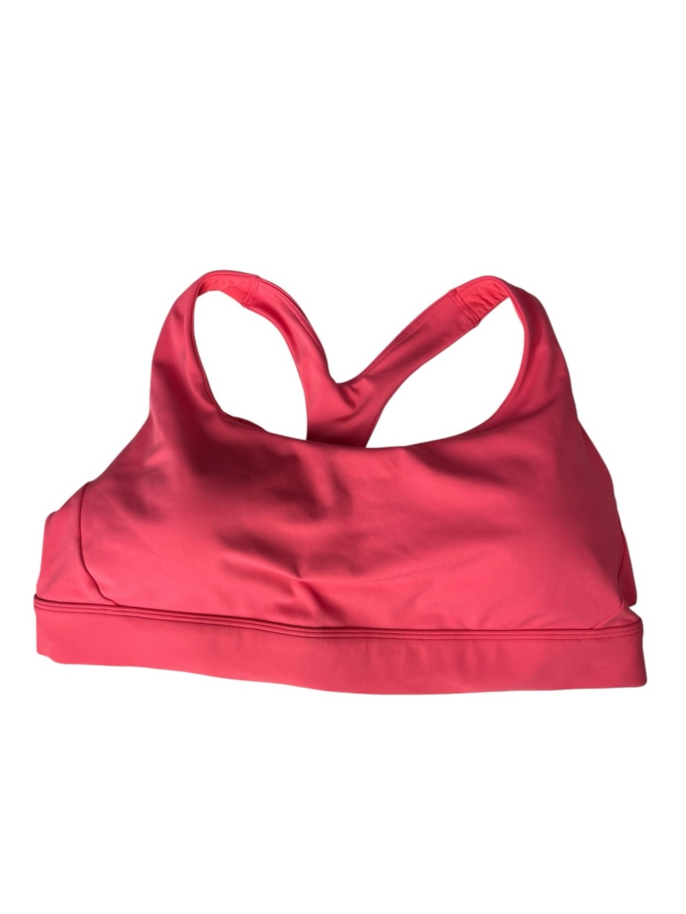Athleta Ultimate Bra sports bra salmon coral pink size 1X D-DD+